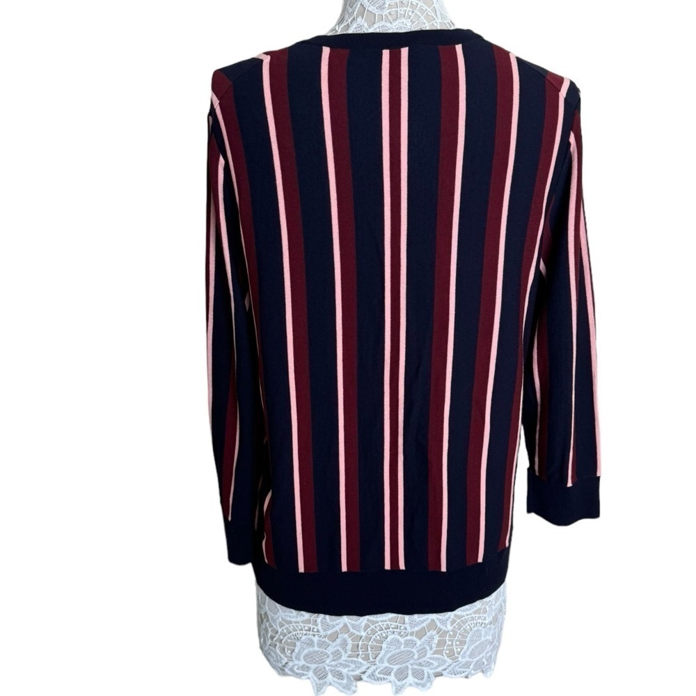 NWT Ann Taylor Button Front Striped Cardigan Mult… - image 2